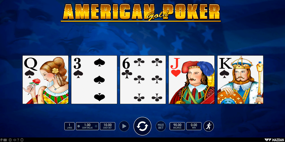 American poker gold wazdan 