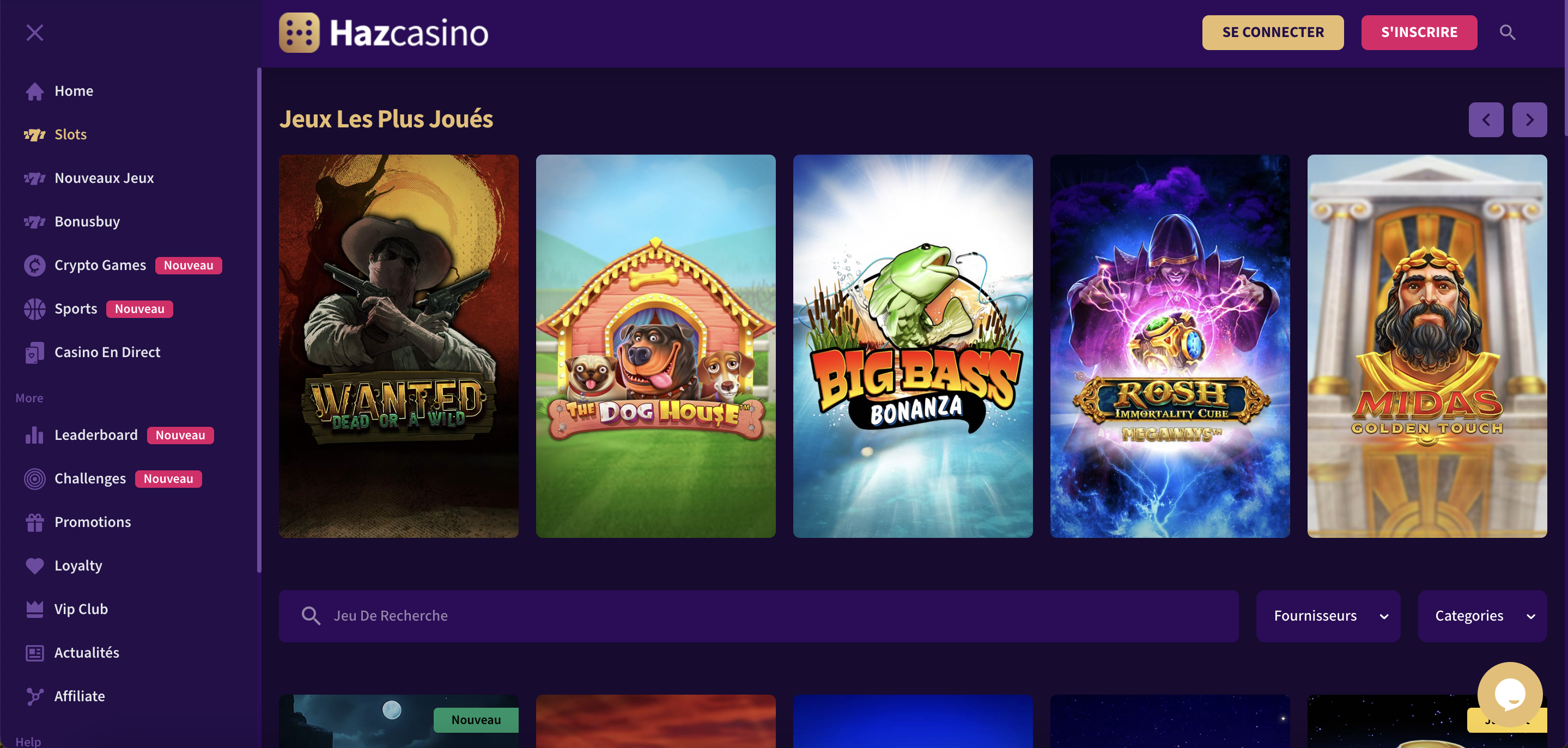 Hazcasino casino jeux