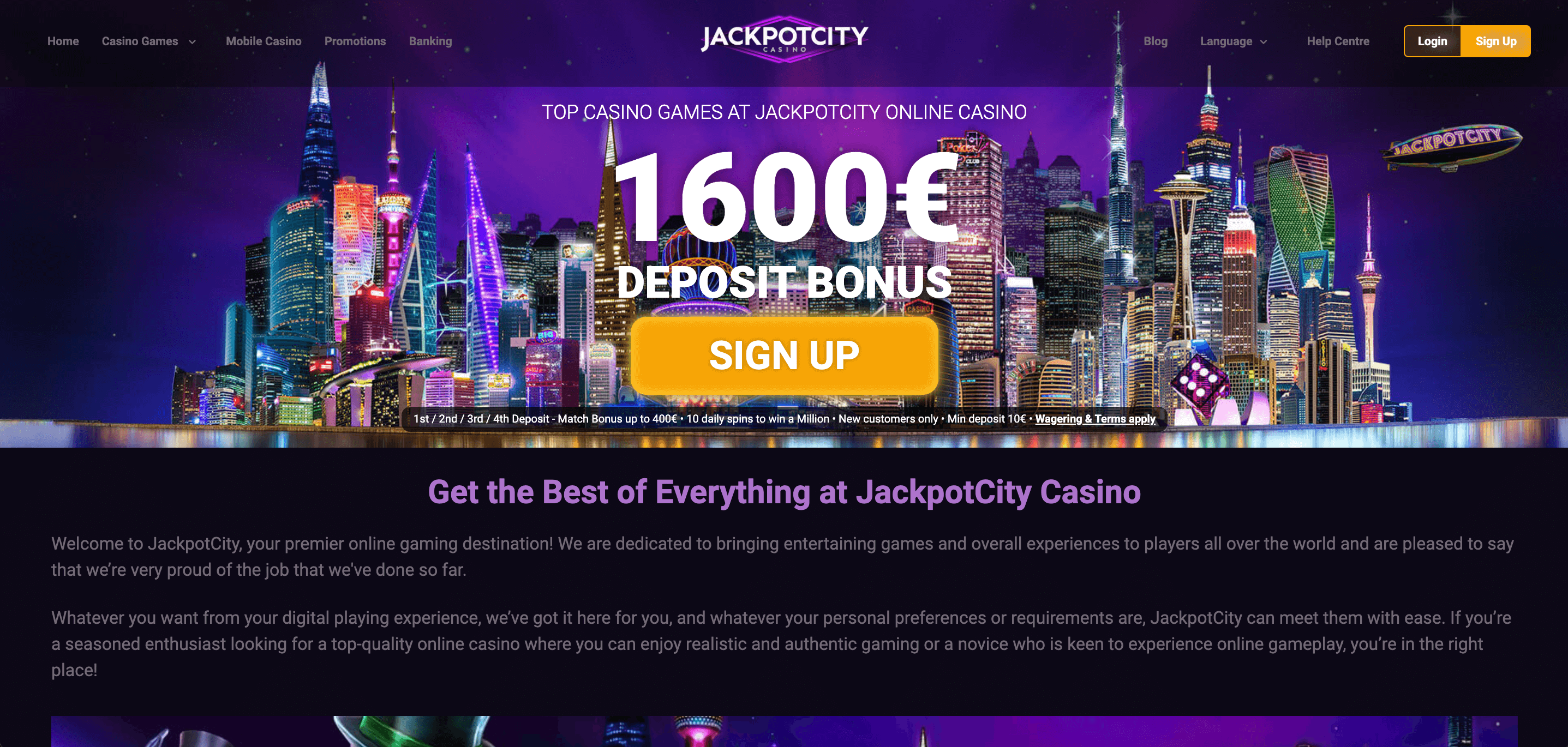 JackpotCity casino