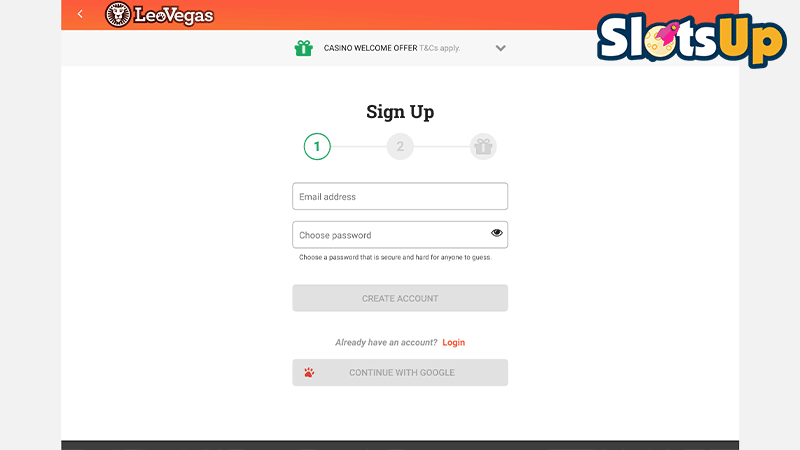 LeoVegas login