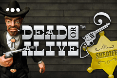 Logo dead or alive netent jeu casino 