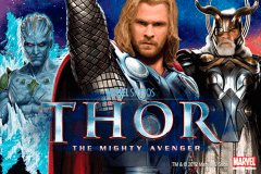 Logo thor the mighty avenger playtech jeu casino 